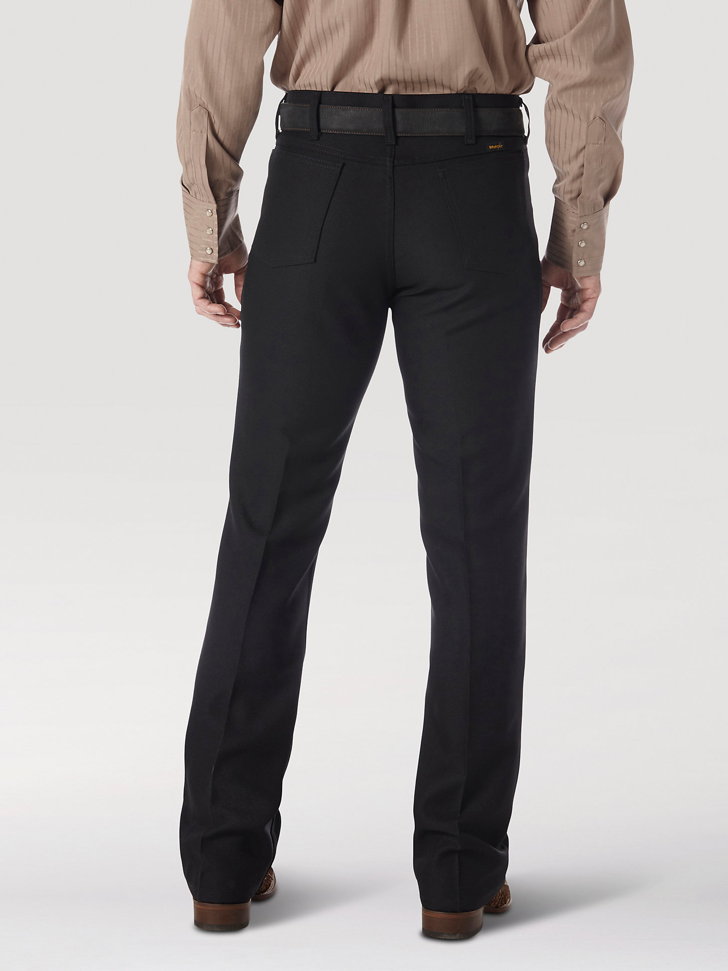Wrangler Wrancher Dress Jean in Black for Men Save 3% Mens Clothing Jeans Tapered jeans 