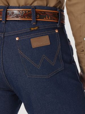 Wrangler Mens Cowboy Cut Slim Fit Jeans - Prewashed Indigo