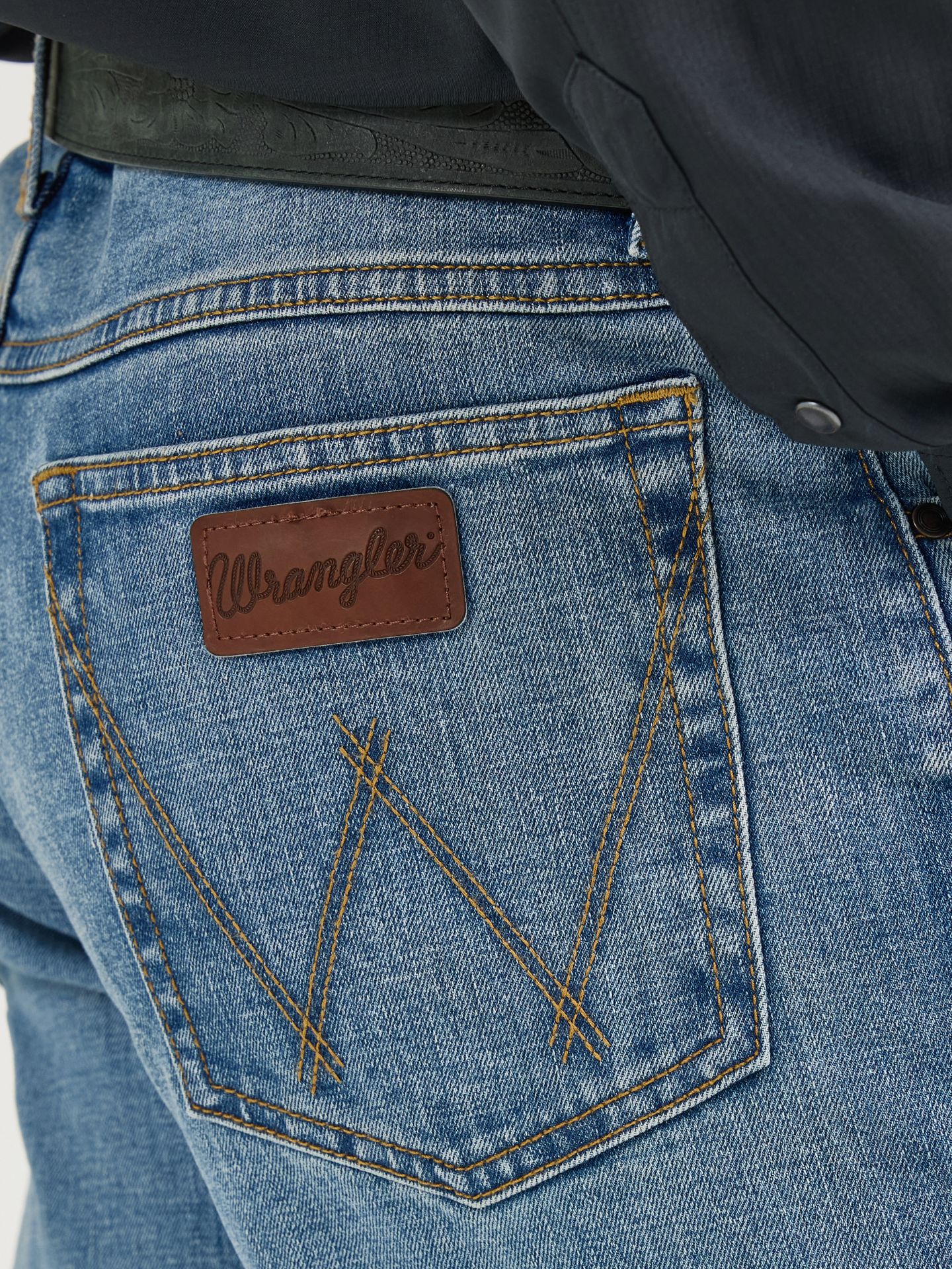 Мужские джинсы Wrangler 20X® Active Flex Relaxed Fit Jean, цвет: Тёмно-синий — фото 5