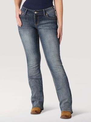 Wrangler Retro® Ladies' Mae Jeans in MS Wash