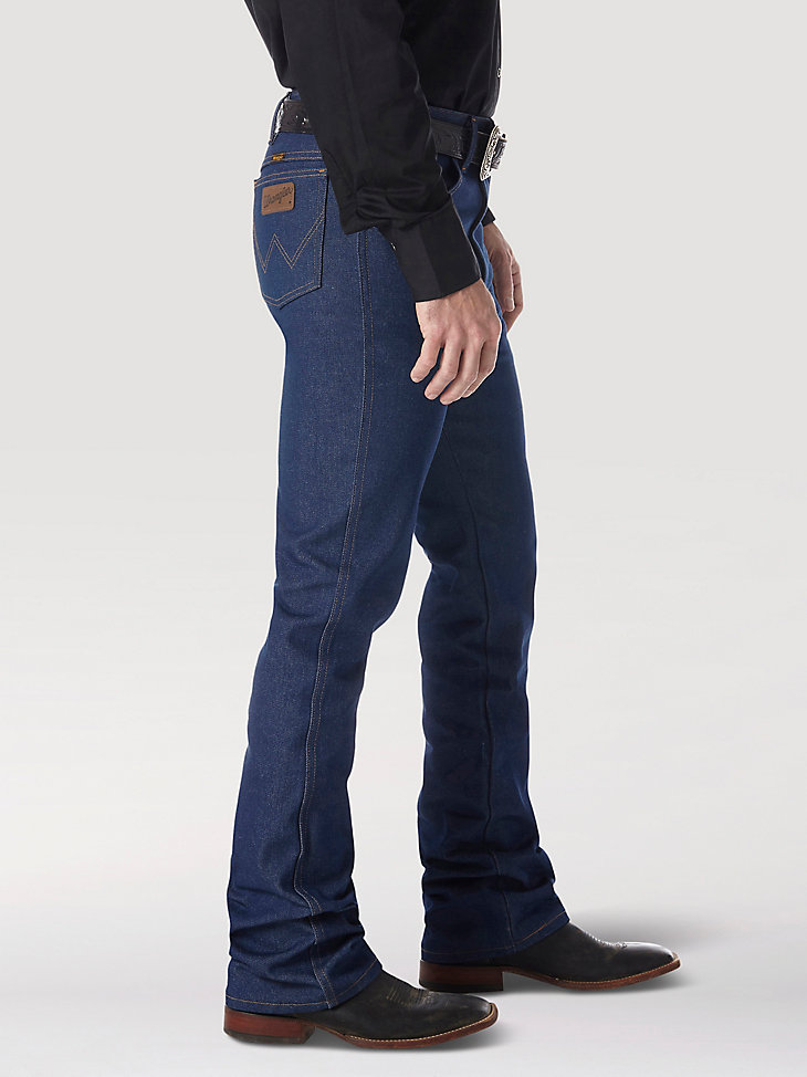 Wrangler® Cowboy Cut® Bootcut Jean Rigid - Slim Fit Jean in Navy alternative view