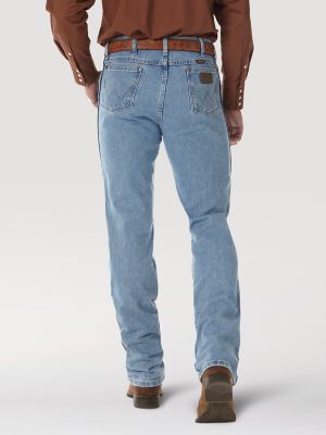Jeans - Cotton Tan Cowboy Cut Slim Fit Men - Wrangler Color Beige