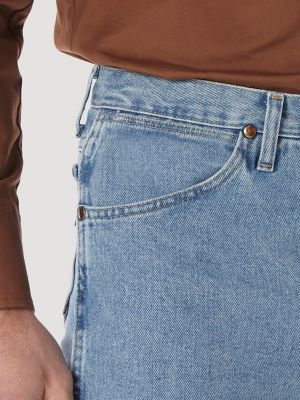 Wrangler Men's Cowboy Cut Slim Fit Active Flex Jean, Prewashed Indigo -  Mora's Jeans
