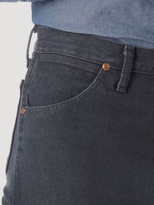 Wrangler® Cowboy Cut® Slim Fit Jean in Charcoal Gray