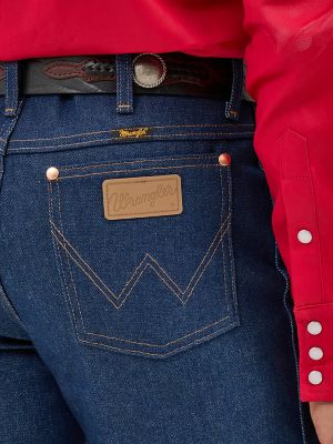 thumbnail image 2 of Men's Wrangler Cowboy Cut Slim Fit Jeans 936KCL – Dark Brown Chocolate, 100% Cotton, Bootcut 2 of 5