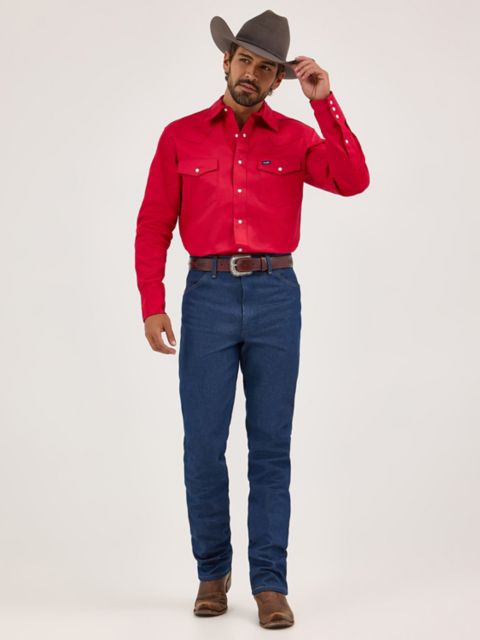 Мужские джинсы Wrangler Cowboy Cut® Rigid Slim Fit Jean