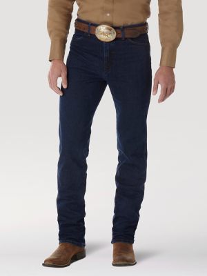 Wrangler 36MWZPD Slim Fit Faded Denim Jeans Tag 33x30 Measure 33x29