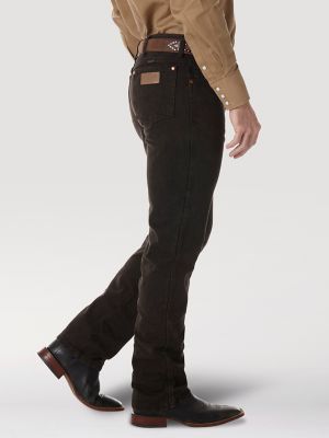 Wrangler® Cowboy Cut® Slim Fit Jean in Black Chocolate