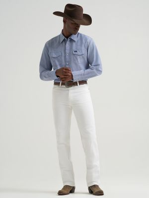 Wrangler® Cowboy Cut® Slim Fit Jean in White