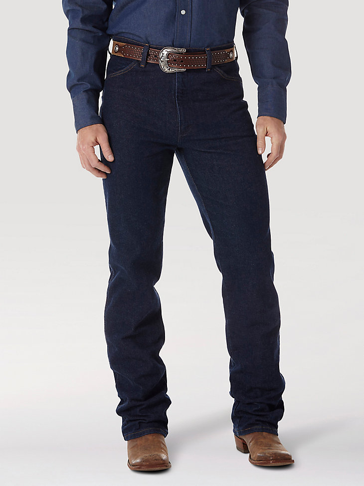 Wrangler® Cowboy Cut® Navy Stretch Slim Fit Jean in Navy main view
