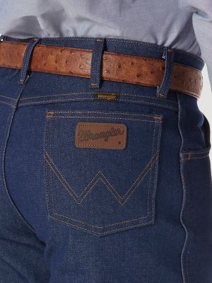 Buy Wrangler Mens Cowboy Cut Stretch Reg Fit Jean Navy - The