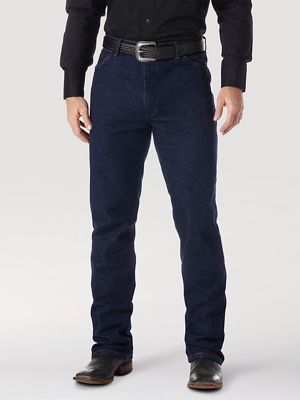 Wrangler® Cowboy Cut® Bootcut Stretch Regular Fit Jean in Navy