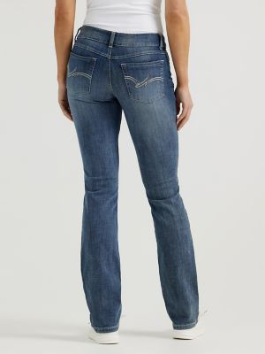 Women's Straight Leg Jean in MS Wash
