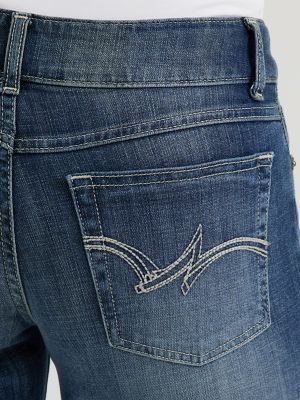 Women's Straight Leg Jean in MS Wash