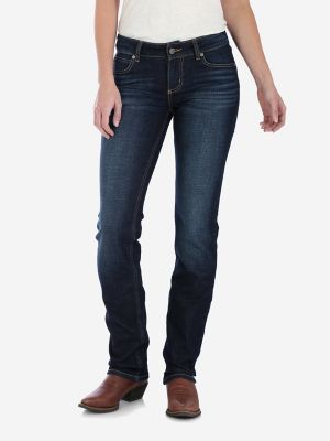 Women's Wrangler Straight Leg Jean in MS Wash - Herbert's Boots