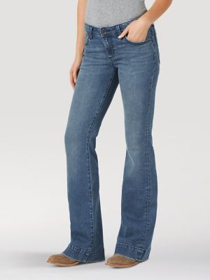 wrangler retro flare stretch jean