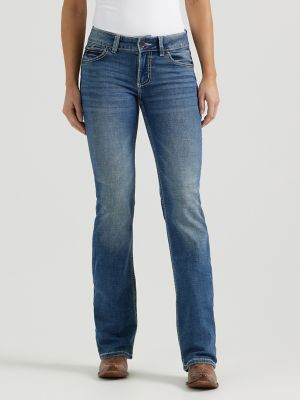 Women's Wanderer Mid Rise Floral Jean