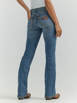 Jeans Women (09MWZMS) - Wrangler® Retro Mae Jean Mid-Rise Dark Blue – OK  Boot Corral Ltd.