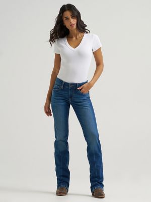 Women's Wrangler Retro® Mae Mid Rise Bootcut Jean in Vivianna
