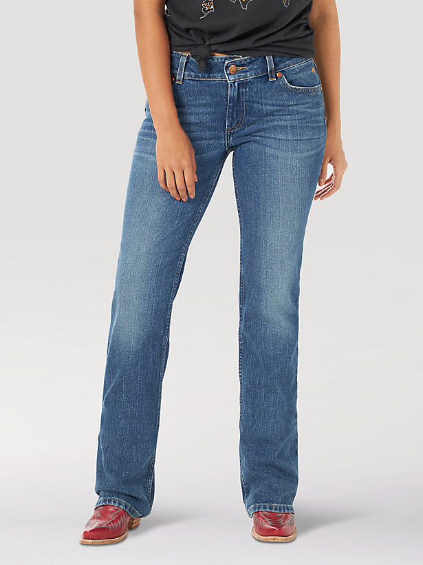 Women's Wrangler Rooted Collection™ Mid Rise Bootcut Jean with Texas Cotton