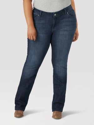 Women's Straight Leg Jean (Plus) | Womens Jeans by Wrangler®