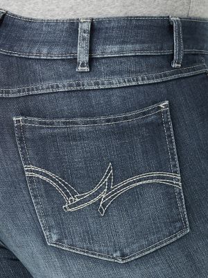 Woman deals designer jeans