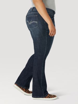Dex Plus High Rise Relaxed Bootleg Jeans