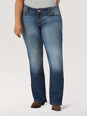 Arriba 51+ imagen plus size wrangler jeans for women