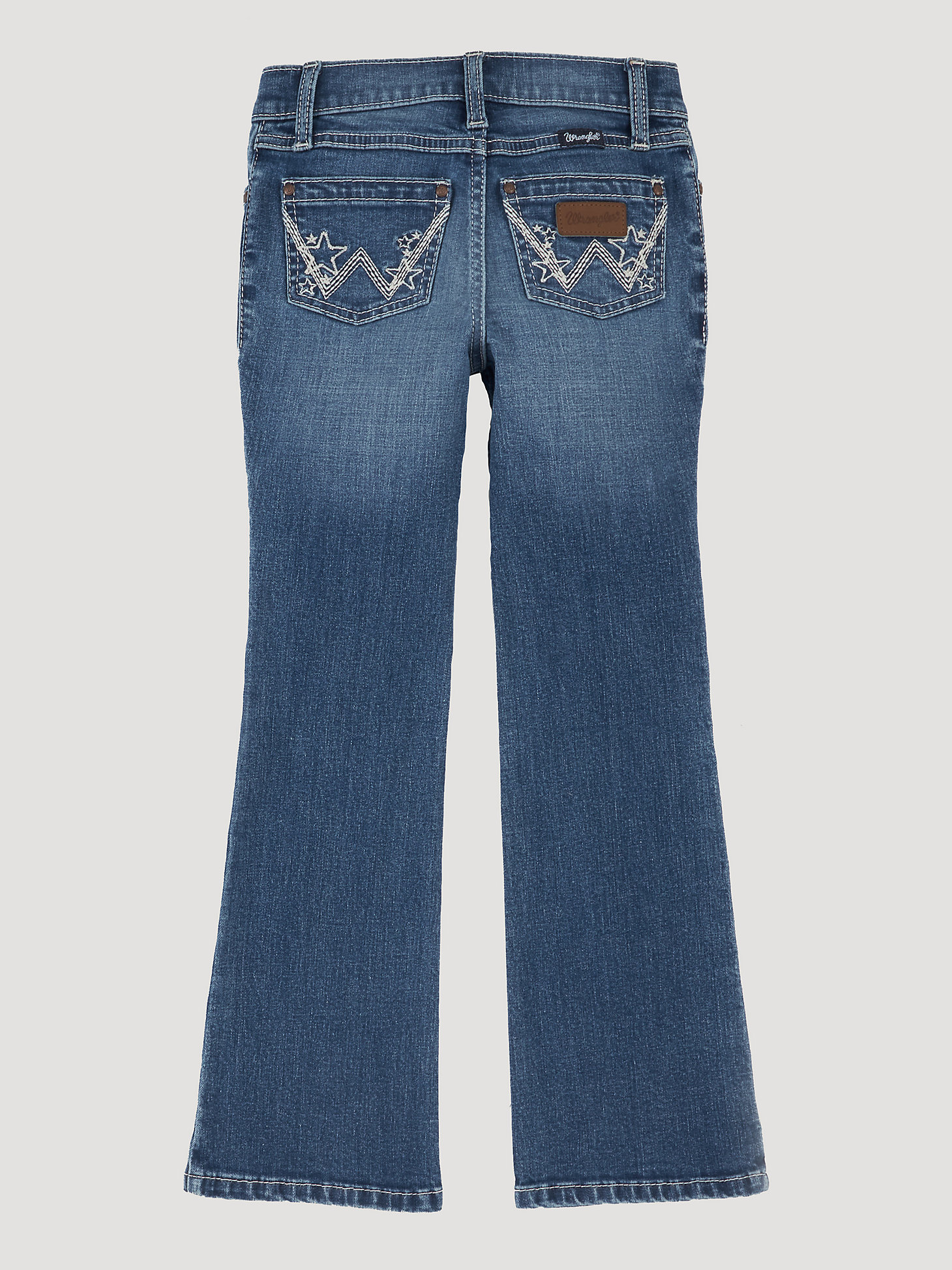 Girl's Wrangler® Premium Patch® Jean (4-14) in Dakota alternative view 1