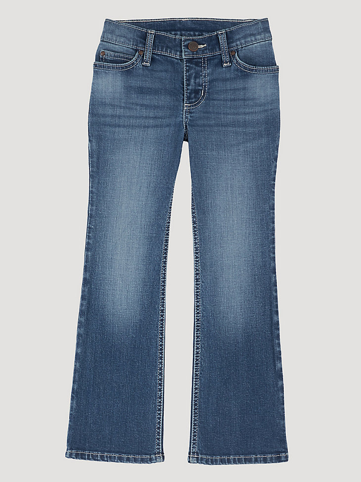 Girl's Wrangler® Premium Patch® Jean (4-14) in Dakota main view