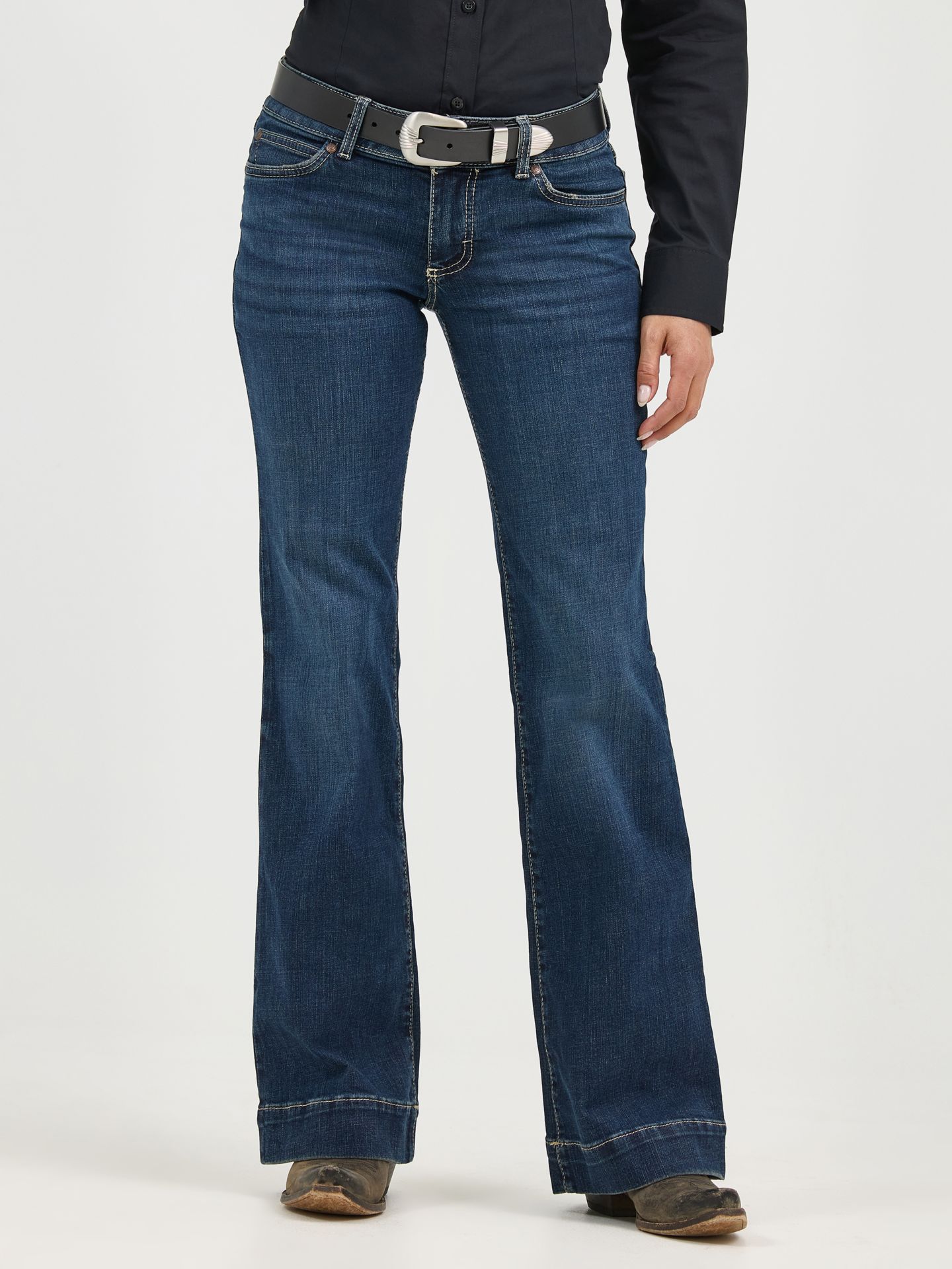 Женские джинсы Wrangler Retro® Mae Trouser Jean, цвет: Samantha — фото 6