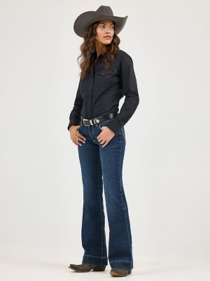 Women's Wrangler Retro® Mae Wide Leg Trouser Jean in Samantha