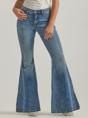 Top 70+ imagen flared jeans wrangler