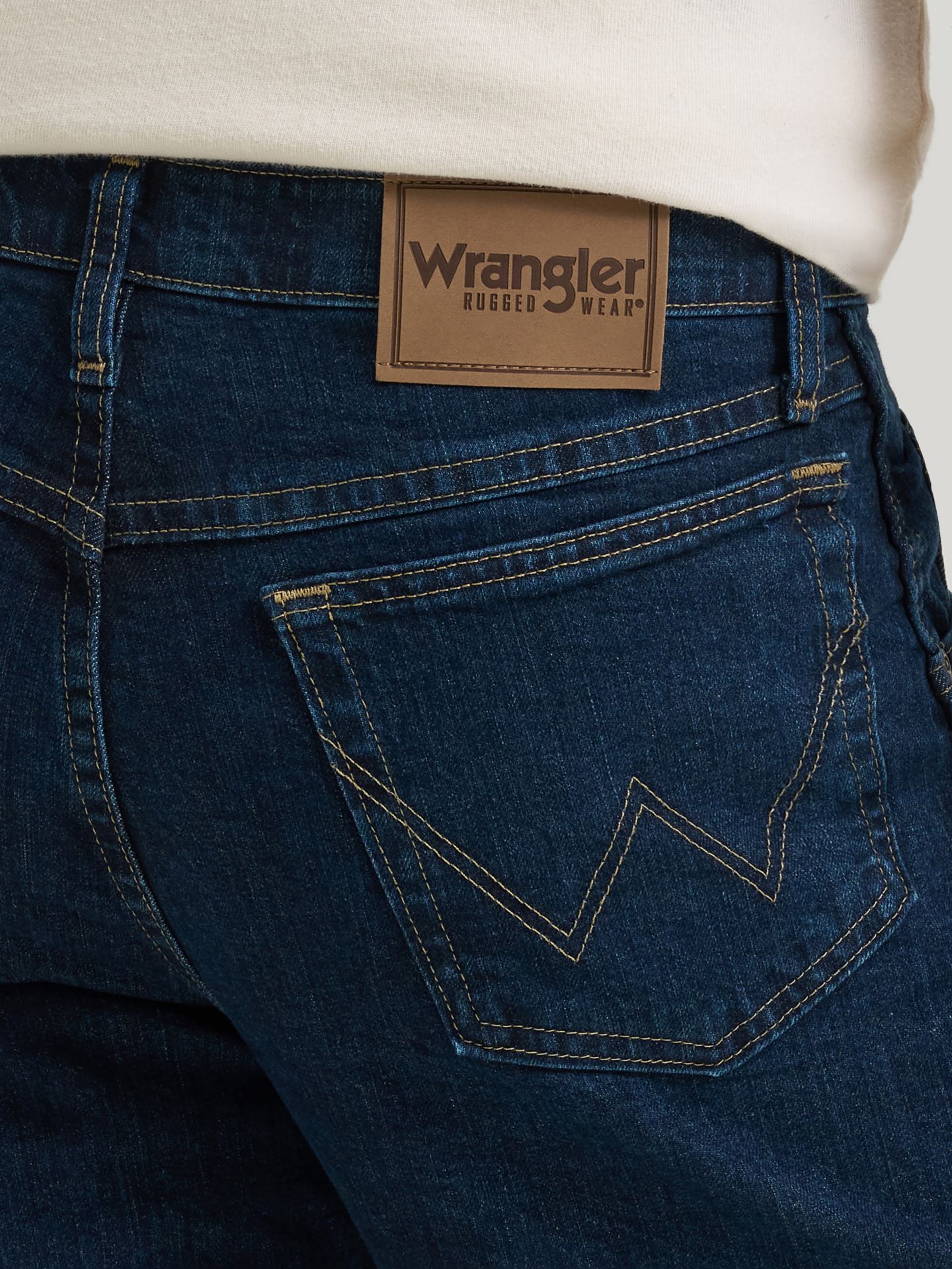 Мужские джинсы Wrangler Rugged Wear® Performance Series Relaxed Fit, цвет: Серо-бежевый, вариант 1 — фото 5