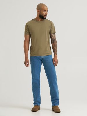 Big & Tall Men's Performance Series Relaxed-Fit Stretch Jeans - Light Stone - Size 42 x 36