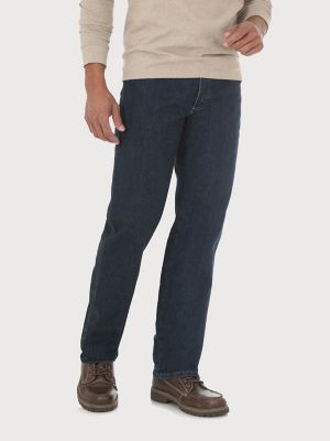 Wrangler Rugged Wear® Performance Series Regular Fit Jean in Mid Indigo