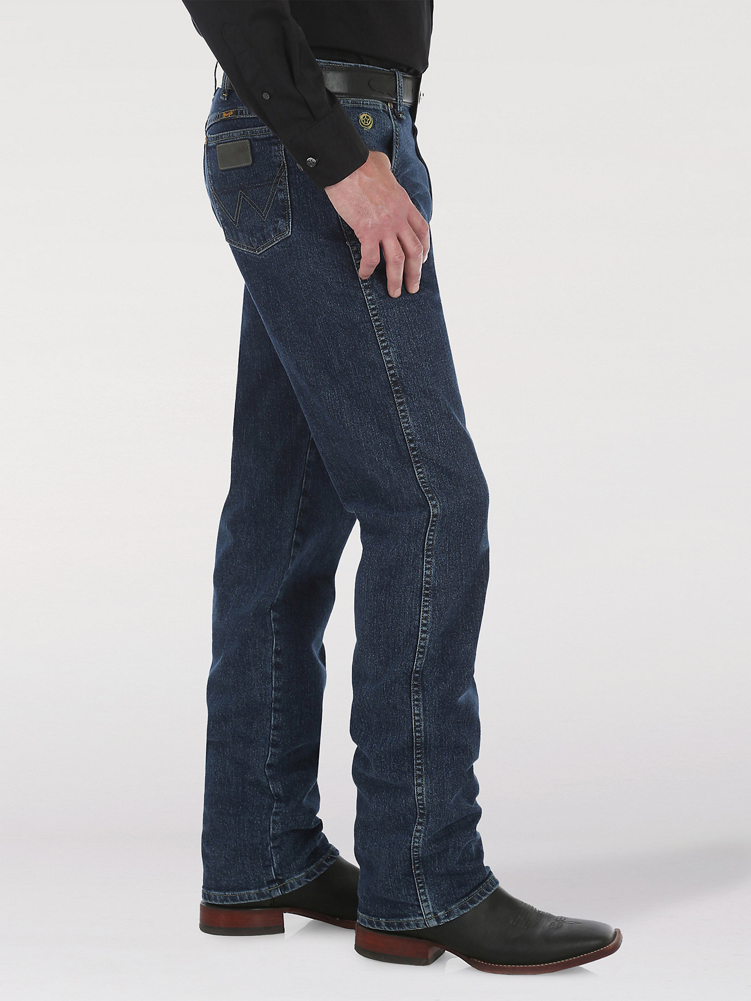 George Strait Cowboy Cut® Regular Fit Jean in Dark Amarillo alternative view 1