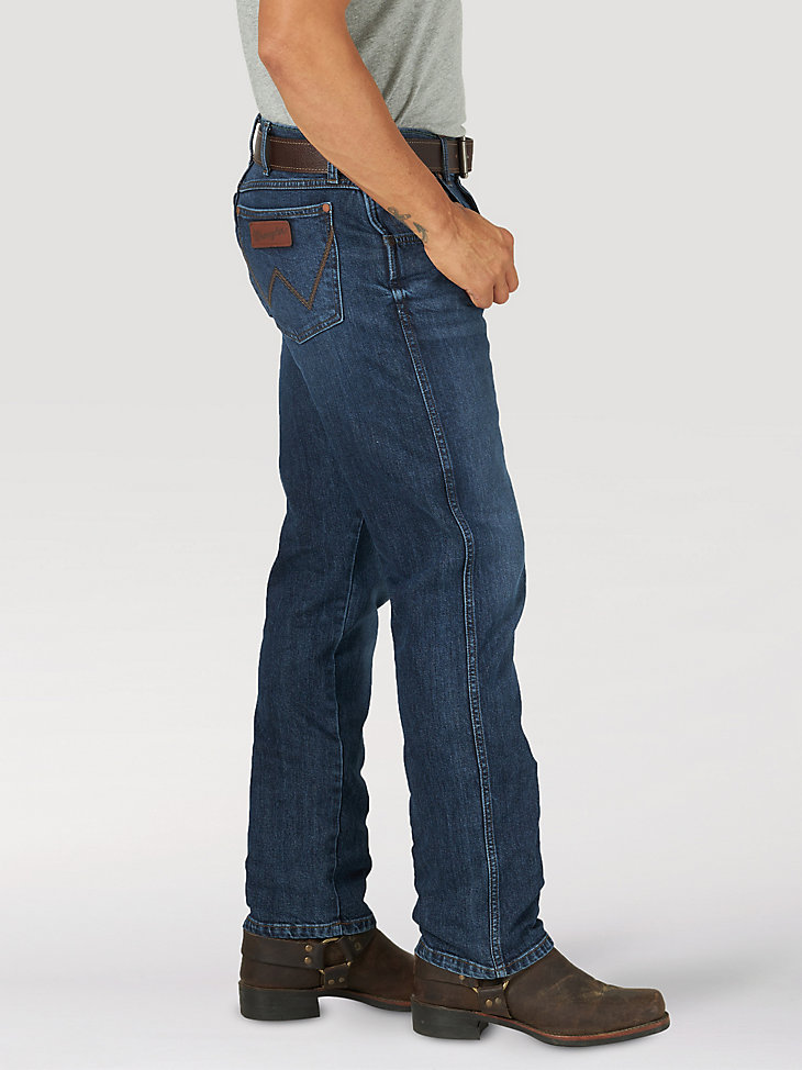 Men's Wrangler Retro® Slim Fit Straight Leg Jean in Dusty Navy alternative view