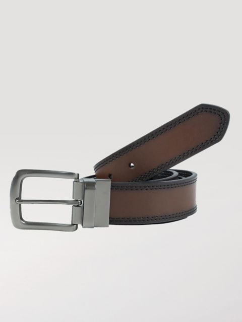 Мужские ремни Wrangler Men's Burnished Edge Reversible Belt