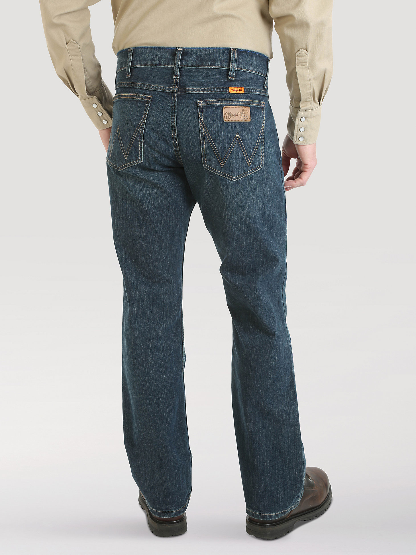 Wrangler Retro® FR Flame Resistant Slim Boot Jean in Caden Dark Tint alternative view 1