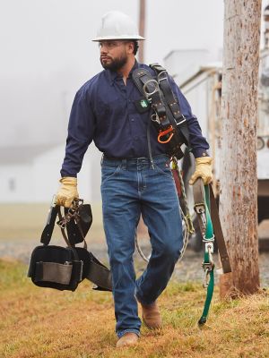 RIGGS FR Flame Resistant Relaxed Fit Technician Pant in Midstone