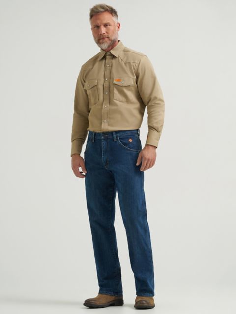 Мужские джинсы Wrangler FR Flame Resistant Advanced Comfort Relaxed Fit Jean