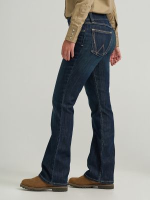 Women's Wrangler Retro&reg; Flame Resistant Mae Bootcut Work Jean in Cherry Point