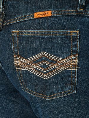 Women's Wrangler® FR Flame Resistant Mid-Rise Bootcut Jean in Crosshatch alternative view 6