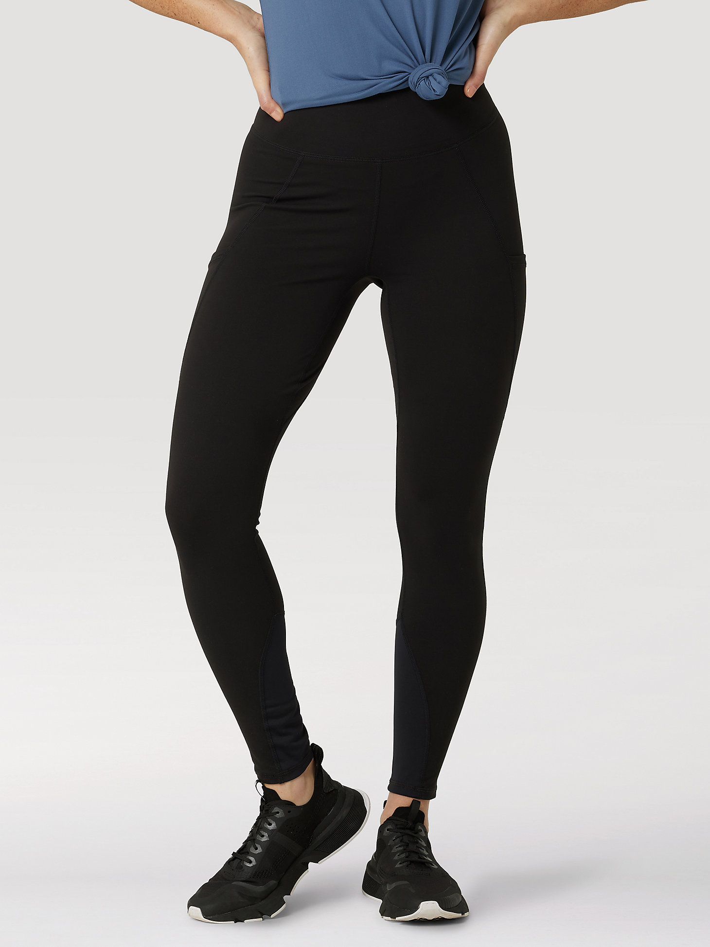 ATG By Wrangler™ Women's Compression Leggings in Black main view