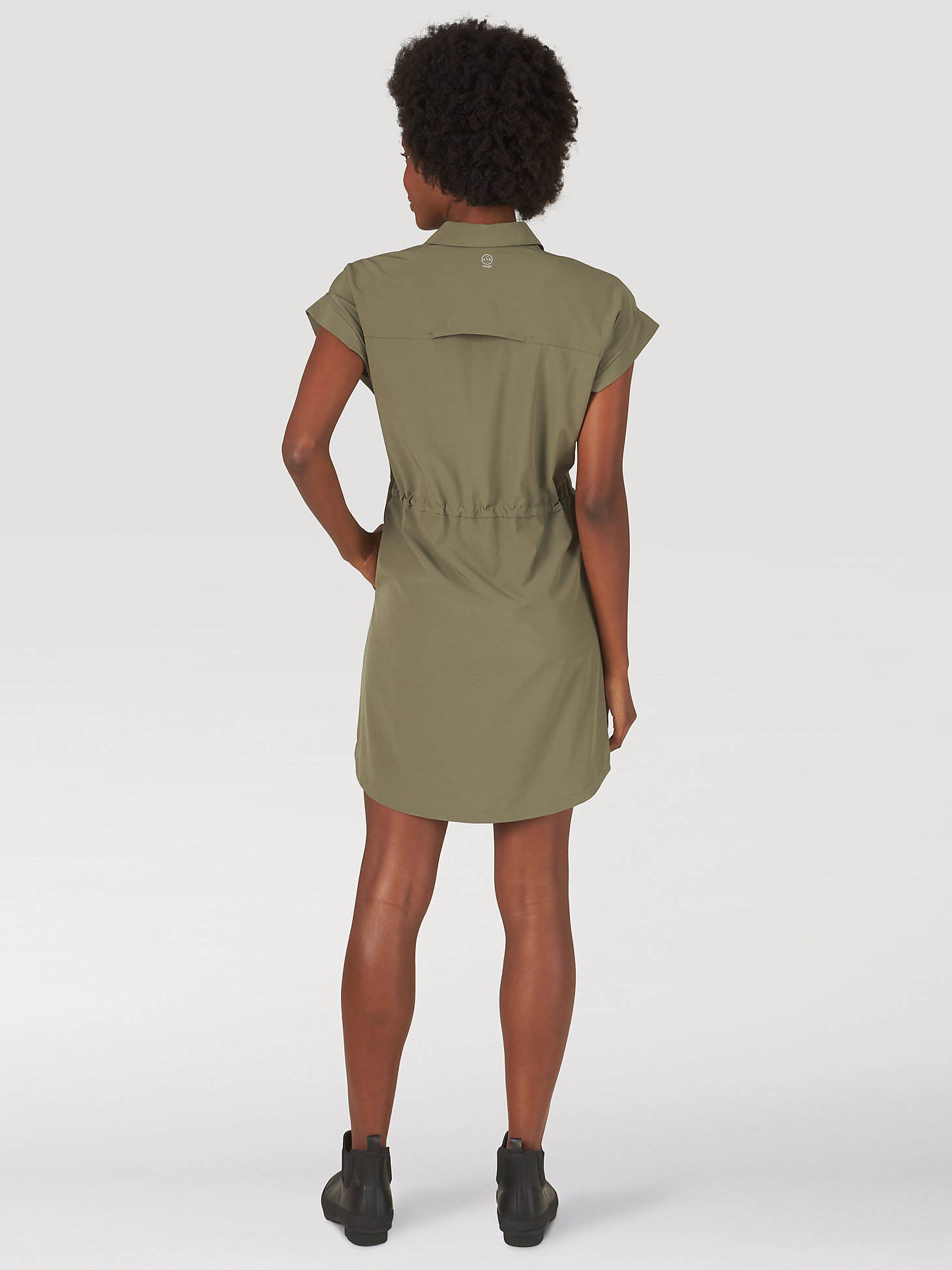 ATG By Wrangler™ Women's Angler Dress in Dusty Olive alternative view 1