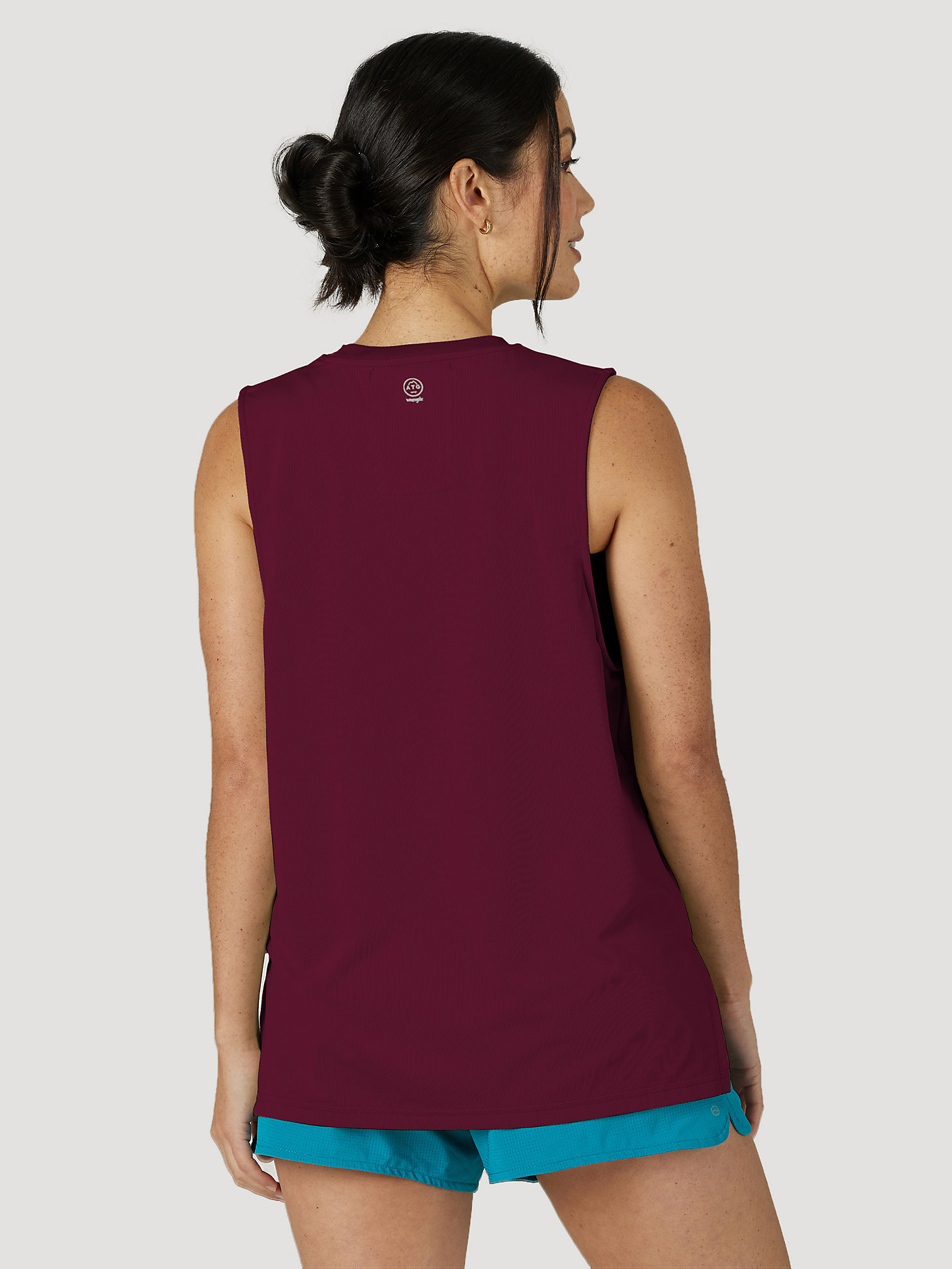ATG By Wrangler™ Women's Relaxed Fit Tank in Fig alternative view 2