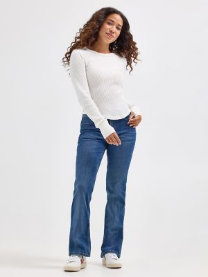 Women's Wrangler® High Rise Bold Boot Jean | Women's JEANS | Wrangler®