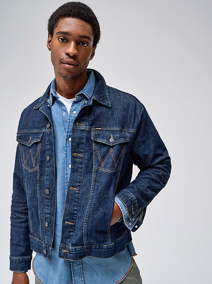 Descubrir 83+ imagen wrangler mens jean jacket