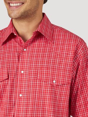 wrangler plaid western shirt